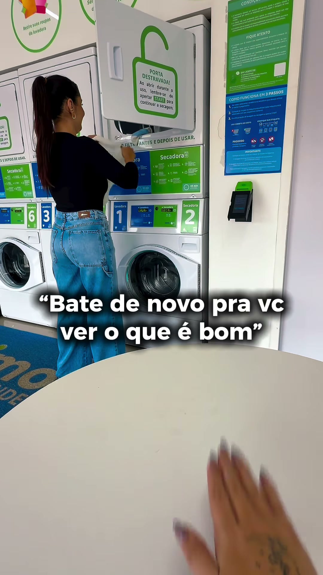 Detalhe da Primos Lavanderia
